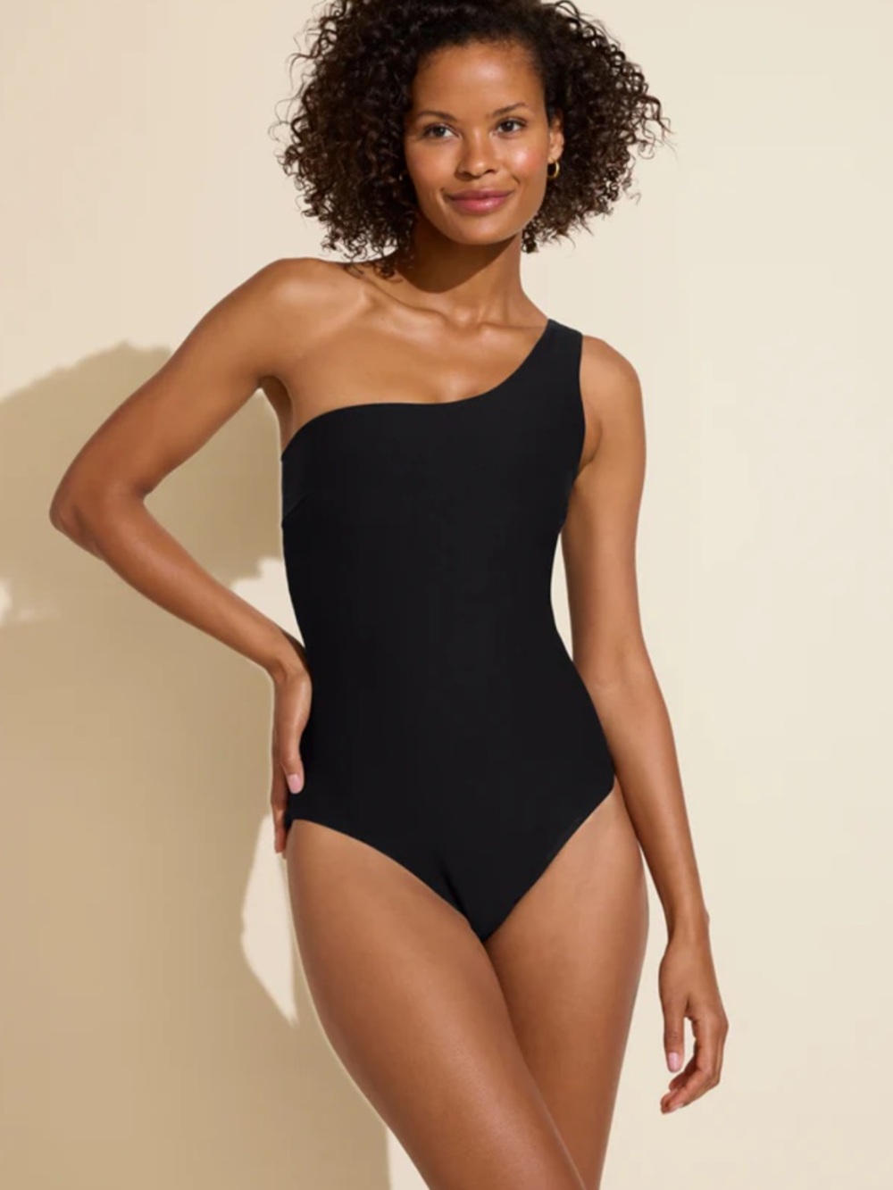 Stylest System Medium DREAMSCULPT® ONE SHOULDER SUIT Tummy Control Resort Wear